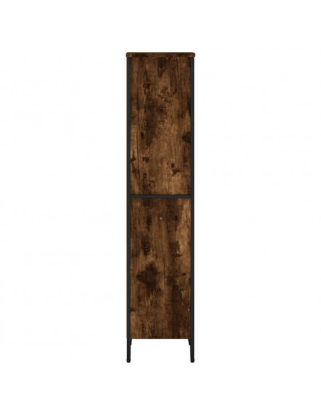 Libreria Rovere Fumo 50x31x137,5 cm in Truciolato