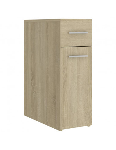 Armadietto da Farmacia Rovere Sonoma 20x45,5x60 cm Multistrato