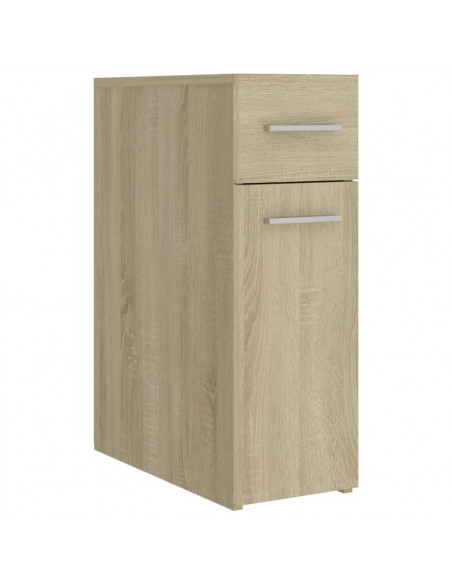 Armadietto da Farmacia Rovere Sonoma 20x45,5x60 cm Multistrato