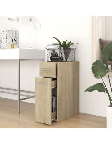 Armadietto da Farmacia Rovere Sonoma 20x45,5x60 cm Multistrato