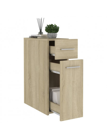 Armadietto da Farmacia Rovere Sonoma 20x45,5x60 cm Multistrato
