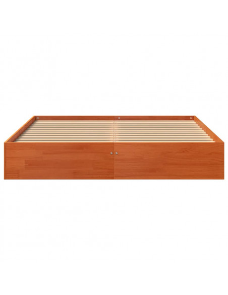 Giroletto Marrone Cera 140x200 cm in Legno Massello di Pino