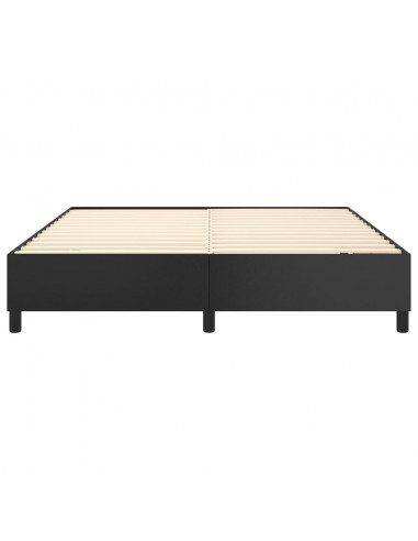 Giroletto Nero 180x200 cm in Similpelle