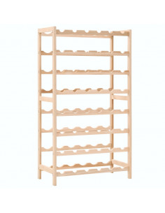 Portavini in Legno Massello di Cedro 57,5x28x102 cm 2