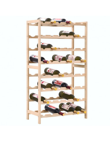 Portavini in Legno Massello di Cedro 57,5x28x102 cm