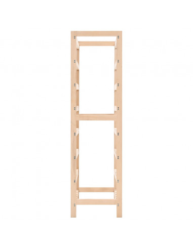 Portavini in Legno Massello di Cedro 57,5x28x102 cm