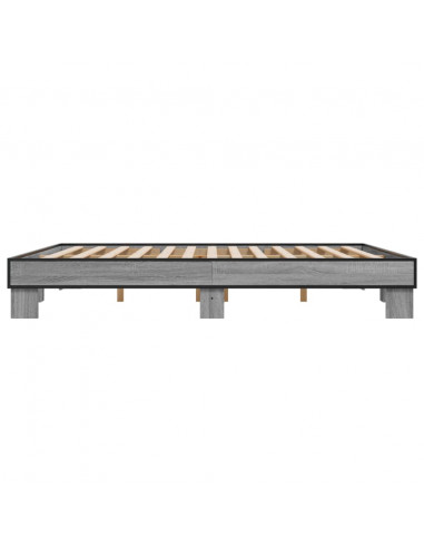 Giroletto Grigio Sonoma 200x200 cm in Legno Multistrato Metallo