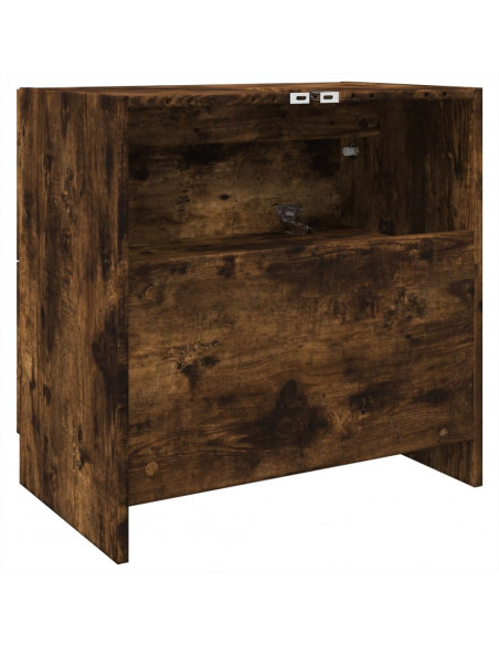 Mobile Lavabo Rovere Fumo 59x37x59 cm in Truciolare