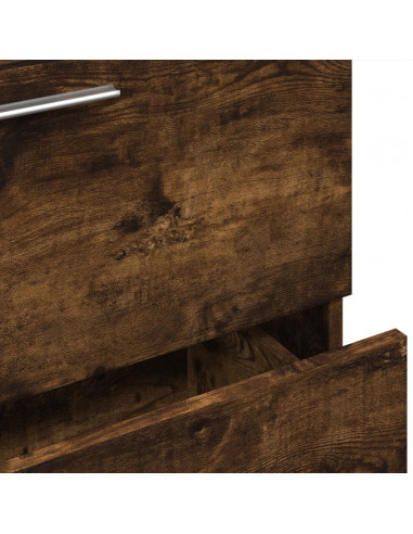 Mobile Lavabo Rovere Fumo 59x37x59 cm in Truciolare