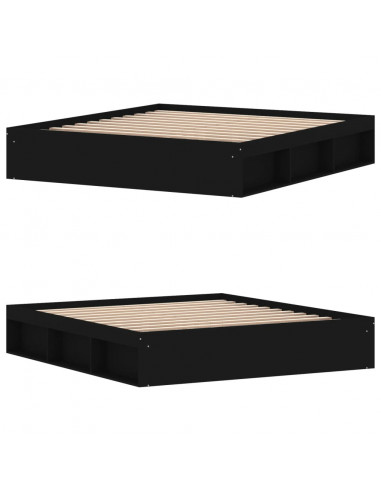 Giroletto Nero 180x200 cm Super King