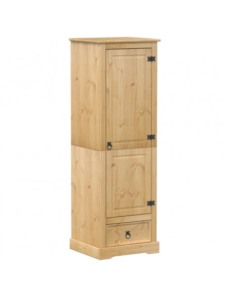 Armadio Corona 55x50x170 cm in Legno Massello di Pino