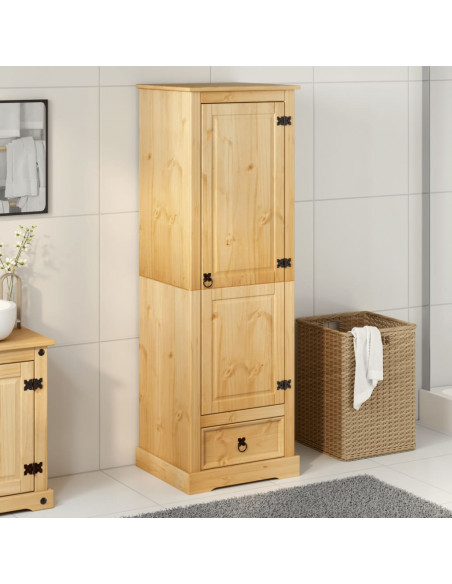 Armadio Corona 55x50x170 cm in Legno Massello di Pino
