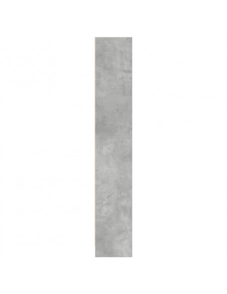 Libreria Grigio Cemento 40x24x143 cm in Truciolato