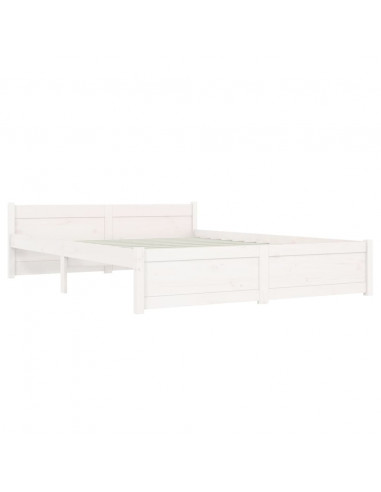 Giroletto Bianco in Legno Massello 140x190 cm