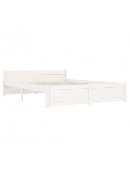 Giroletto Bianco in Legno Massello 140x190 cm