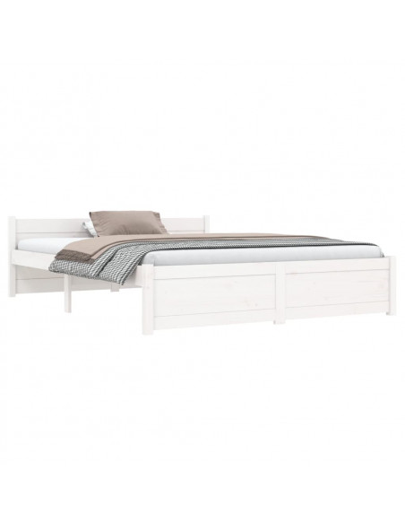 Giroletto Bianco in Legno Massello 140x190 cm