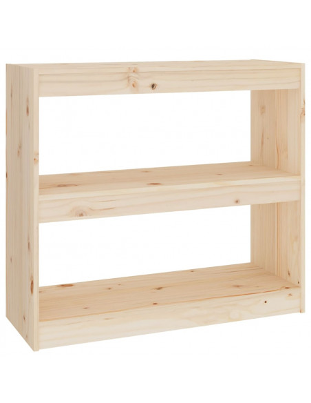 Libreria/Divisorio 80x30x71,5 cm in Legno Massello di Pino