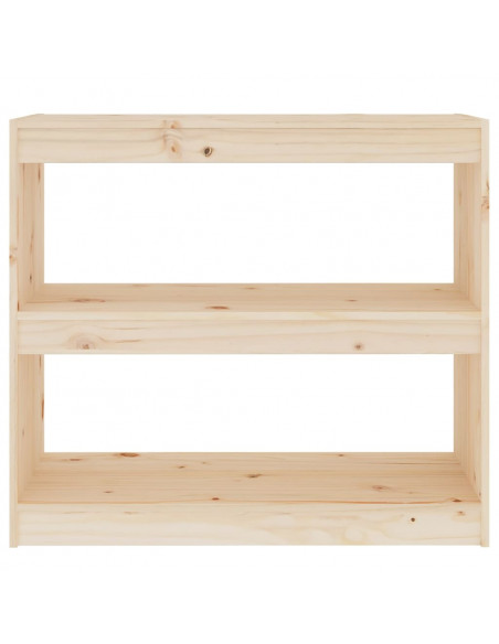 Libreria/Divisorio 80x30x71,5 cm in Legno Massello di Pino