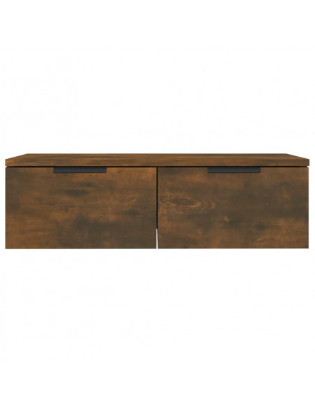 Mobili Pensili 2 pz Rovere Fumo 68x30x20 cm Legno Multistrato