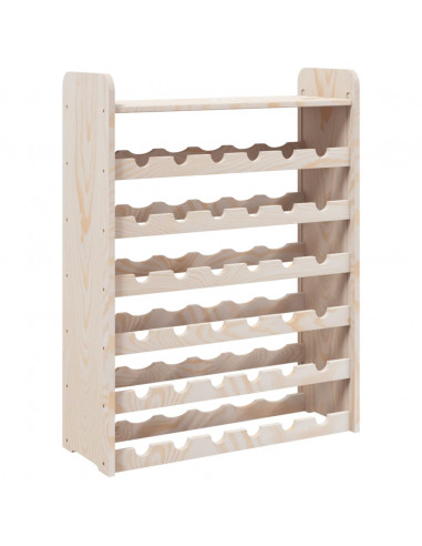 Portavini Pannello Superiore 67,5x25x87 cm Legno Massello Pino