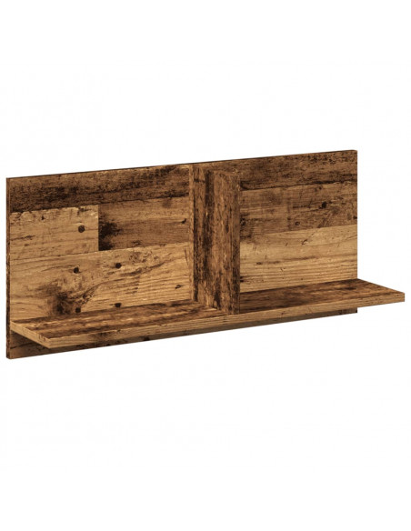 Mobile a Parete 70x16,5x30 cm Legno Antico in Legno Multistrato