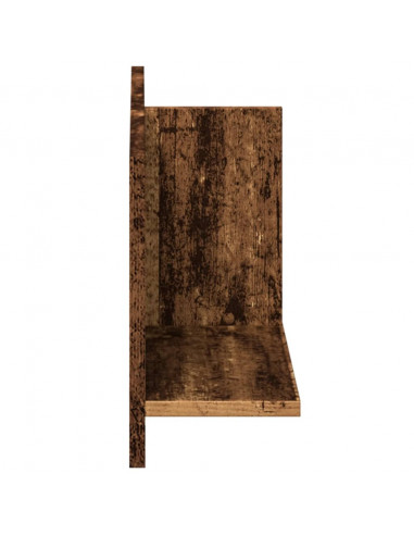 Mobile a Parete 70x16,5x30 cm Legno Antico in Legno Multistrato