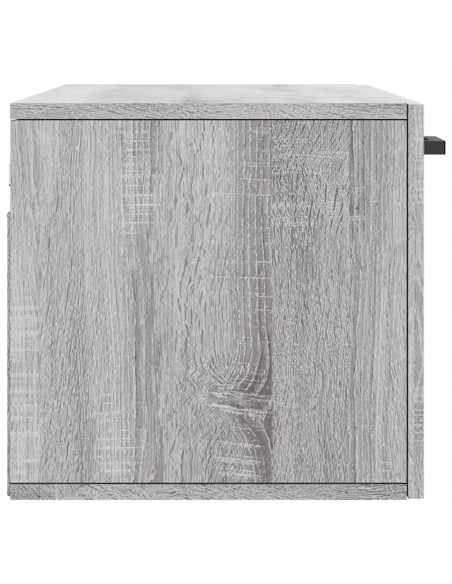 Mobile a Parete Grigio Sonoma 80x36,5x35cm in Legno Multistrato