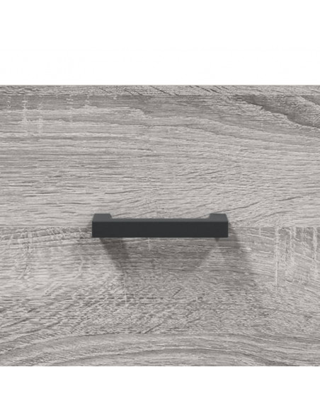 Mobile a Parete Grigio Sonoma 80x36,5x35cm in Legno Multistrato
