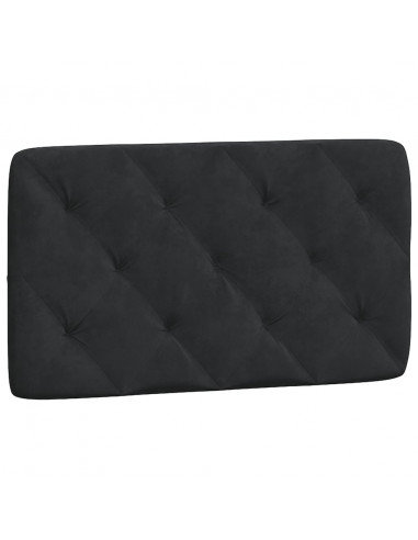 Giroletto con Luci LED Nero 90x200 cm in Velluto