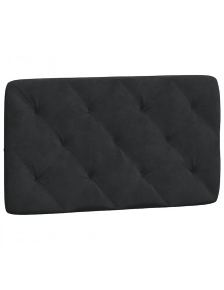Giroletto con Luci LED Nero 90x200 cm in Velluto