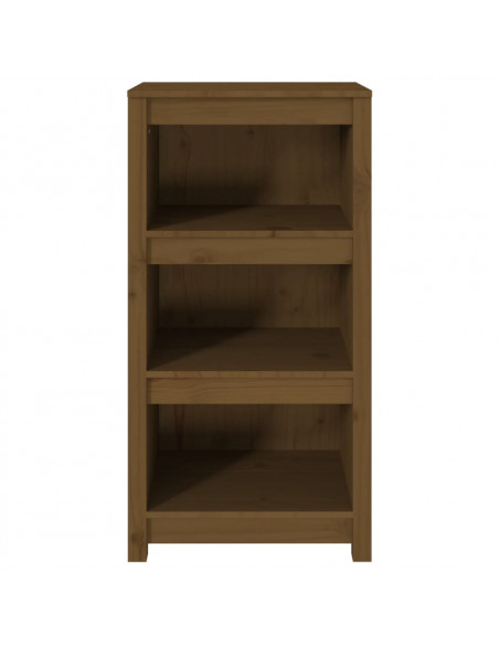 Libreria Marrone Miele 50x35x97 cm in Legno Massello di Pino