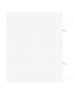 Mobile Bagno con Lavabo Integrato Bianco in Legno Multistrato 2