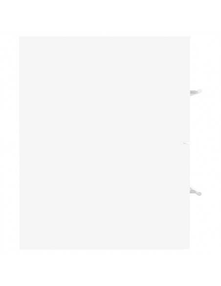 Mobile Bagno con Lavabo Integrato Bianco in Legno Multistrato