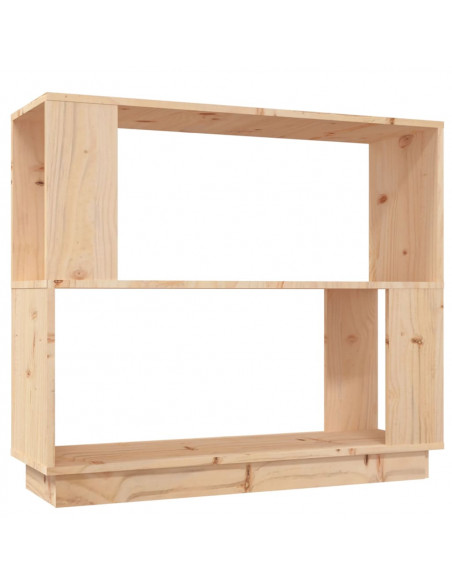 Libreria/Divisorio 80x25x70 cm in Legno Massello di Pino