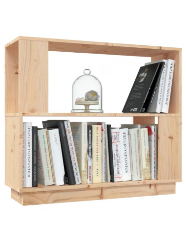 Libreria/Divisorio 80x25x70 cm in Legno Massello di Pino