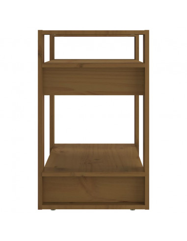 Libreria/Divisorio Miele 60x35x57 cm in Legno Massello