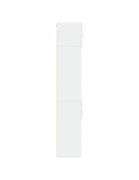 Mobile Sottile Bianco 45x42,5x225 cm in Truciolato