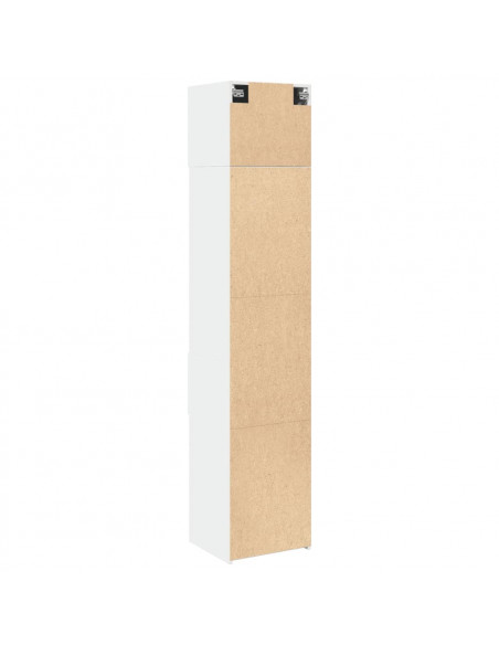 Mobile Sottile Bianco 45x42,5x225 cm in Truciolato