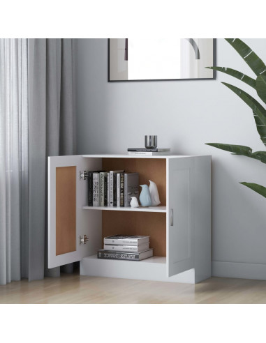 Libreria Bianca 82,5x30,5x80 cm in Legno Multistrato