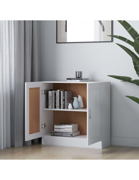 Libreria Bianca 82,5x30,5x80 cm in Legno Multistrato