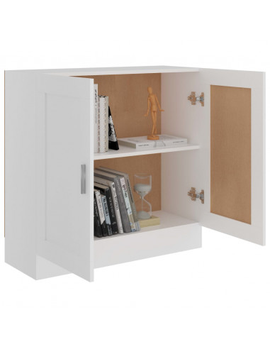 Libreria Bianca 82,5x30,5x80 cm in Legno Multistrato