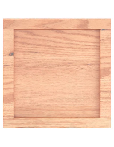 Piano Bagno Marrone 40x40x(2-6) cm Legno Massello Trattato