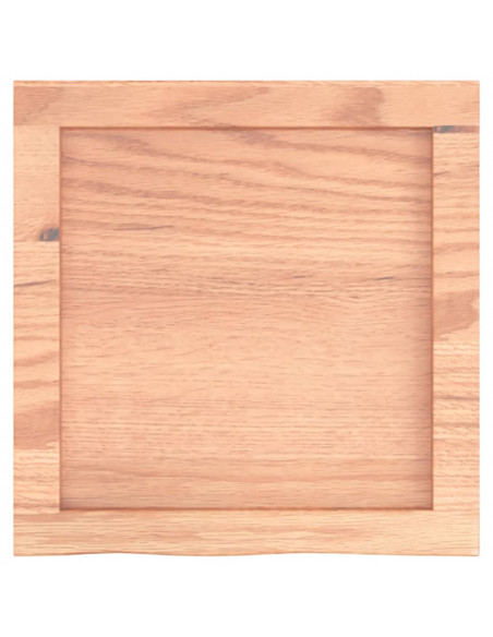Piano Bagno Marrone 40x40x(2-6) cm Legno Massello Trattato