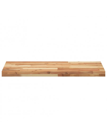 Mensole da Parete 2 pz 120x40x4 cm Legno Acacia Rifinito a Olio