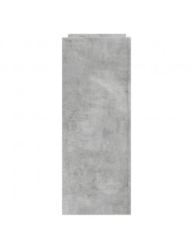 Tavolino Consolle Grigio Cemento 100x35x90 cm in Multistrato