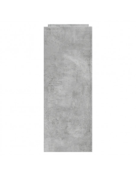 Tavolino Consolle Grigio Cemento 100x35x90 cm in Multistrato