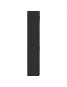 Mobile Portaoggetti Nero 70x42,5x225 cm in Truciolato 2