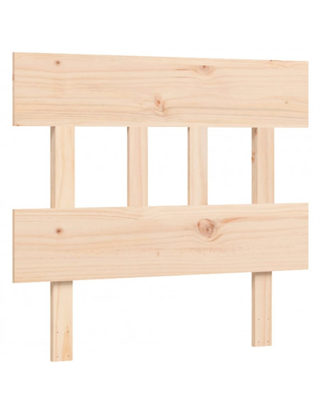 Giroletto con Testiera Single in Legno Massello