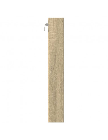 Armadietto Vetrina Rovere Sonoma 60x8,5x58 cm Legno Multistrato