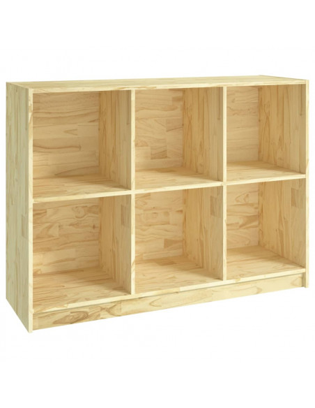 Libreria 104x33x76 cm in Legno Massello di Pino